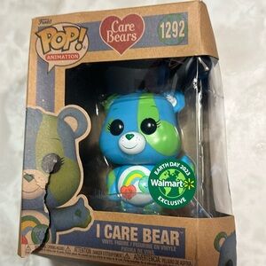 POP! I CARE BEAR 1292 earth day 2023 Walmart exclusive Care Bears